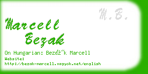 marcell bezak business card